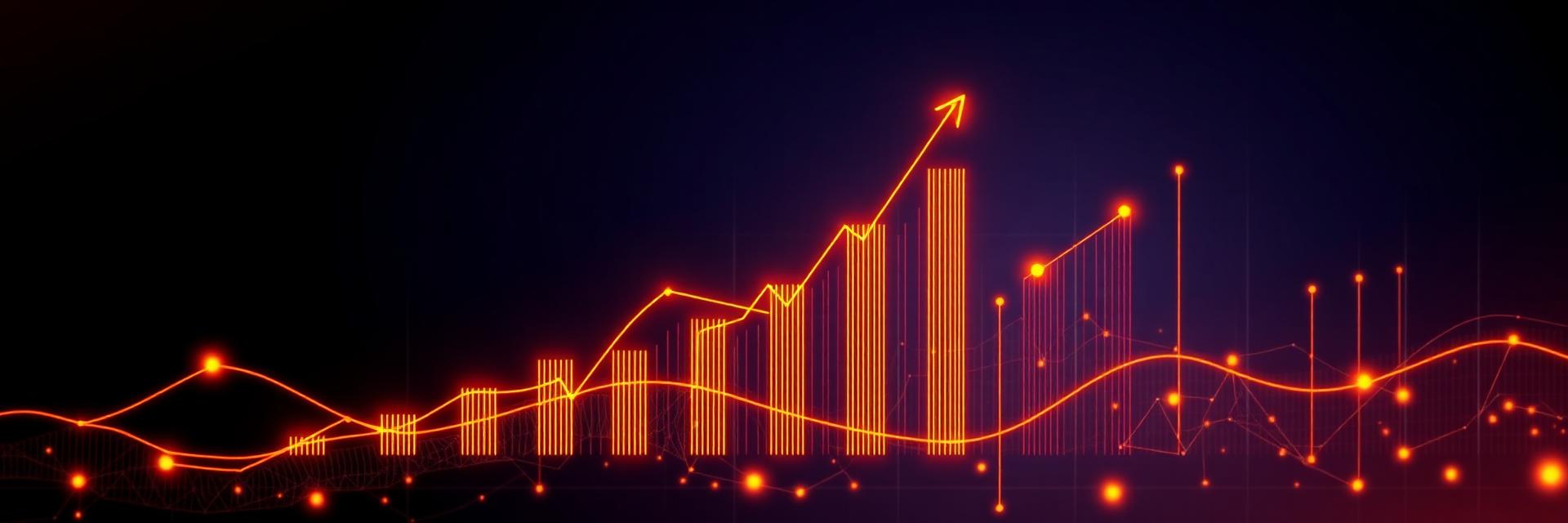 Marketing analytics dashboard showing measurable business growth